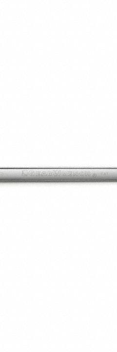 GEARWRENCH Box End Wrench: Steel, Chrome, 15/16 in Head Size, 18 1/8 in Overall Lg, Std (MPN 85970). Key specifications — attr309490: Chrome; attr309484: No; attr309492: No; attr309489: Steel; attr324928: GEARWRENCH.