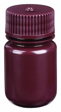 APPROVED VENDOR Reagent Bottle: HDPE, 30 mL, 1 fl oz, Closure Included, Amber, 28-415 mm, Unlined (MPN 6FAN4). Key specifications — Brand: APPROVED VENDOR; Graduated: No; Body Color: Amber.