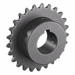 TSUBAKI Single Strand Sprocket: 35, For 3/8 in Chain Pitch, 1 in Bore Dia, 25 Teeth, Steel (MPN 35B25F-1). Key specifications — Brand: TSUBAKI.