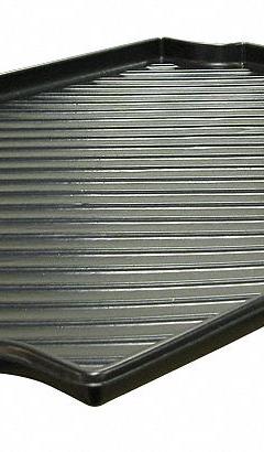 STRUCTURAL PLASTICS Containment Tray: 24 in x 30 in x 1 in, Black/Black, High Density Polyethylene (MPN CT300124). Key specifications — Brand: STRUCTURAL PLASTICS; Material: High Density Polyethylene; Color: Black/Black.