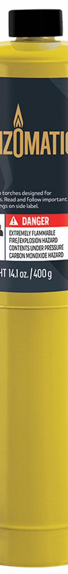 BERNZOMATIC Fuel Cylinder: MAP/Pro, 14.1 oz, CGA 600 (MPN 333668). Key specifications — CGA Number: CGA 600; Manufacturer Part Number: 333668; Brand: BERNZOMATIC.
