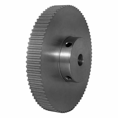 Dayton Timing Pulley: Modified Curvilinear, Fixed, For GT Timing Belt Section - GT Section Fixed-Bore Timing Pulleys with Hub