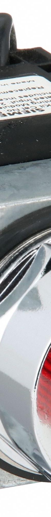 SIEMENS Illuminated Push Button: Illuminated, Extended Profile, Non-Metallic, 30 mm, 1NO/1NC (MPN 52PT6D2A). Key specifications — Brand: SIEMENS; Action: Momentary; Series: Class 52; Push Button Material Type: Non-Metallic.