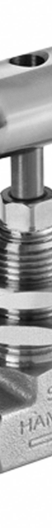 HAM-LET Plumbing Needle Valves: Inline Valve Body, 316 Stainless Steel, Integral Bonnet, Let-Lok (MPN H-300U-SS-L-V-1/4-M). Key specifications — For Media: Liquid; Standards: ISO 15848-1; Brand: HAM-LET; Valve Series: H300U; Stem Type: V-Stem; Connection Type - Side 1: Let-Lok; Connection Type - Side 2: Let-Lok; Connection Type: Let-Lok x Let-Lok.