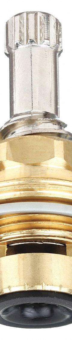KISSLER Stem: For Price Pfister AB1953 Series, Use with Hot Water, Brass, Chrome, Ceramic Disc (MPN AB11-6040H). Key specifications — Compatible Series: Price Pfister AB1953; For Water Temperature: Hot; Compatible Brand: Price Pfister/Pfister; Product Type: Stem; Includes: (1) Stem; Material: Brass.