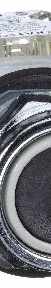 SCHNEIDER Flush Push Button Operator: Non-Illuminated, Flush Profile, Metallic, 30 mm, SPDT (MPN 9001KR1BH13). Key specifications — Brand: SCHNEIDER; Action: Momentary; Series: 9001K; Push Button Material Type: Metallic.
