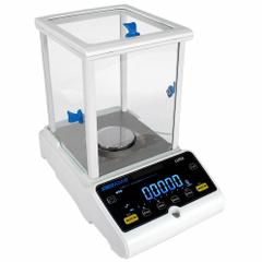 ADAM EQUIPMENT Analytical Balance: 210 g Capacity, 0.0001 g Readability, 0.0002 g Repeatability, ABS (MPN LAB 214e). Key specifications — Brand: ADAM EQUIPMENT; Display Type: LCD.