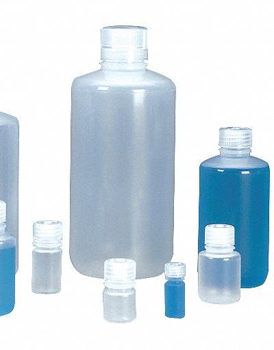 NALGENE Sampling/Storage Bottle: PPCO - PPCO Narrow Mouth Round Plastic Lab Bottles