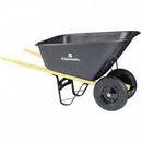 CORONA TOOLS Wheelbarrow: Polyethylene Tray, 10 cu ft Max Volume Capacity - Wheelbarrows