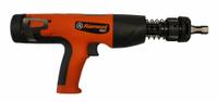 RAMSET Powder Actuated Gun: For 2 in Max. Pin Lg - with Washer, For 8/25 in Pin Dia., 0.27 Caliber (MPN RA27). Key specifications — attr312446: Yellow; attr325052: RAMSET.