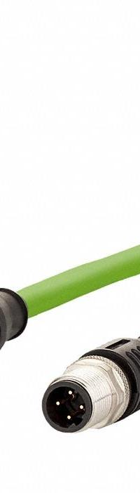 METZ CONNECT M12 Cable: Cat5/PROFINET, M12 Plug Male Straight x M12 plug Male Straight, 2 m Lg, PUR (MPN 142M1D11020). Key specifications — Brand: METZ CONNECT; Cable Jacket Color: Green; End 1 Coding: D; End 2 Coding: D; IP Rating: IP6X; Performance Category: Cat5; PROFINET.