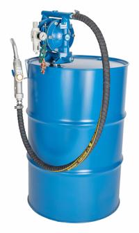 FINISH THOMPSON Air Drum Pump: Pump w/ Discharge Hose & Spout, 1:1, 20 gpm Max. Flow Rate, Aluminum (MPN FT05A-AA-2TAT-N4-K3-A KIT). Key specifications — Brand: FINISH THOMPSON; Suction Tube Material: Aluminum.