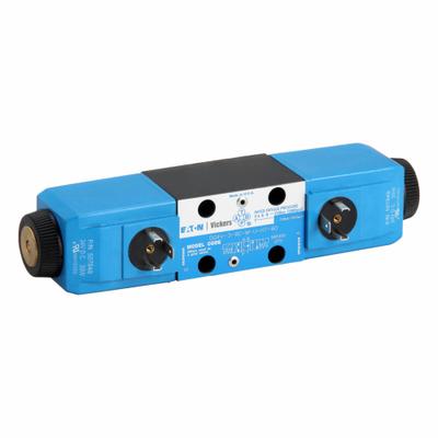 VICKERS Hydraulic Directional Valve: 16 gpm Max Flow Rate, D03 NFPA Size, Three Positions - High-Pressure Solenoid-Operated Directional Control Valves
