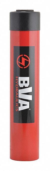 BVA HYDRAULICS Hydraulic Ram: Single Acting, 25 ton Nominal Capacity, 12 in Nominal Stroke Lg, Steel (MPN H2512). Key specifications — attr98927: BVA HYDRAULICS.