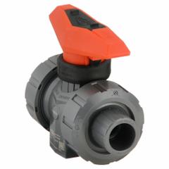 GF PIPING SYSTEMS Manual Two-Way Ball Valve: 3/8 in, PVC, Straight, FNPT x FNPT, Full Port Ball Port (MPN 161546341). Key specifications — Brand: GF PIPING SYSTEMS; Handle: Lever.