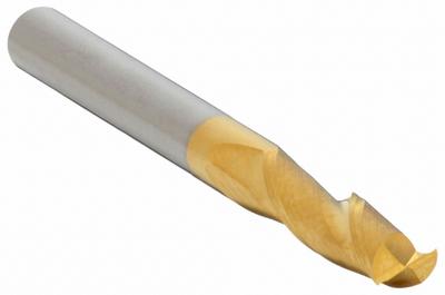 APPROVED VENDOR Square End Mill: Carbide, TiN Coated, 2 Flute, 11/64" Mill Dia, 9/16" LOC - General Purpose Carbide Square End Mills