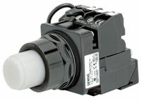 SIEMENS Illuminated Push Button: Illuminated, Extended Profile, Non-Metallic, 30 mm, 1NO/1NC (MPN US2:52BT6GBA). Key specifications — Brand: SIEMENS; Action: Momentary; Series: Class 52; Push Button Material Type: Non-Metallic.
