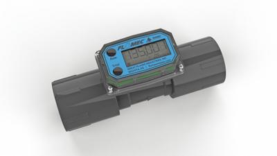 FLOMEC Watermeter: Flow Meter, Turbine, 1 1/2 in FNPT, 1 1/2 in Connection Size - Inline Turbine Flowmeters with Totalizers for Water