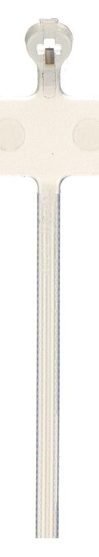 TY-RAP Cable Tie: 4 in Nominal Lg, 1/16 in Nominal Max. Bundle Dia., Perpendicular to Tie, 100 PK (MPN TY551M). Key specifications — Brand: TY-RAP; Marking Pad Size: 1 in x 5/16 in; Outdoor Use: No; Color: Natural.