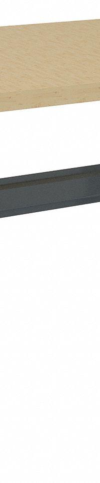TENNSCO Workbench: Fixed Ht, Butcher Block, 48 in x 36 in, 4,000 lb Overall Load Capacity, Gray (MPN WB-1-3648W). Key specifications — Brand: TENNSCO.