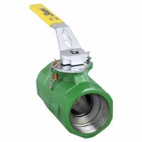 SHARPE Manual Two-Way Ball Valve: 3 in, Ductile Iron, Straight, FNPT x FNPT, Std Port Ball Port (MPN 4353014980). Key specifications — Brand: SHARPE; Handle: Locking Lever.