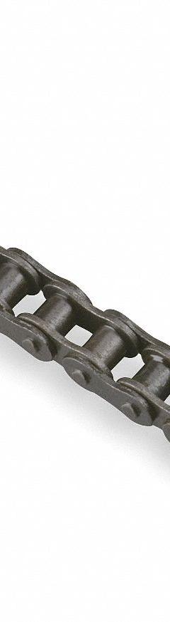TSUBAKI Roller Chain: Single Strand, 80, 1 in Pitch, Steel, 10 ft Overall Lg, Riveted Pin, Steel (MPN 80 TW 10). Key specifications — Brand: TSUBAKI.
