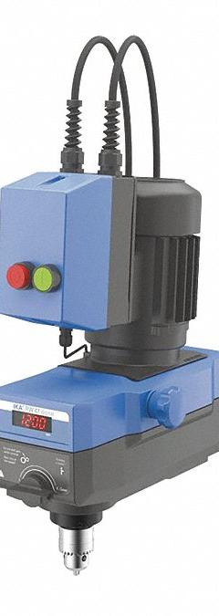 IKA Overhead Mixer: 1,300 RPM Max Speed, 3,000 N-cm, 100,000 cps Max Viscosity, 200 L Volume, 400V (MPN 0010000663). Key specifications — Voltage: 400V; Maximum Torque: 3,000 N-cm; Mixing Speed Type: Variable; Brand: IKA; Display Type: Digital.
