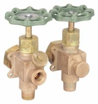 PENBERTHY Gagecock: Bronze, 3/4 in Compatible Gauge Glass Dia, -20°F Media Temp (Min), Steel, 1 PR (MPN N7BB). Key specifications — Handle Material: Steel; Brand: PENBERTHY; Drain Connection Type: FNPT; Handle Type: Handwheel.