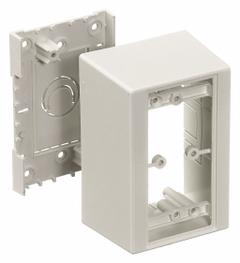 HUBBELL WIRING DEVICE-KELLEMS Electrical Box: PVC, Rectangular, 1 Gangs, 29 cu in Capacity, White (MPN PDB12D). Key specifications — Color: White; Brand: HUBBELL WIRING DEVICE-KELLEMS.