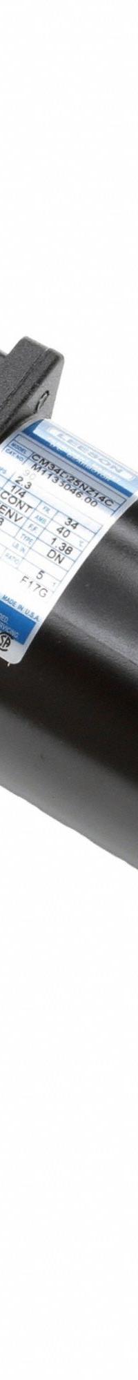 LEESON Right Angle Gearmotors: Right Angle, 90V DC, TENV, 500 RPM, 30 in-lb Max Torque, 5:1, 2.3 A (MPN M1135046.00). Key specifications — Motor Type: Permanent Magnet DC; Brand: LEESON; Full Load Current: 2.3 A.