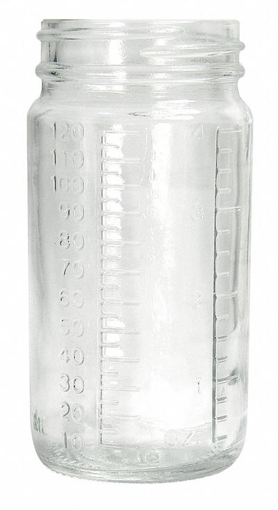 APPROVED VENDOR Mixing/Storage/Sampling Bottle: 30 mL, 33-400, Colorless, 48 Bottles - Clear Wide Mouth Round Glass Lab Bottles