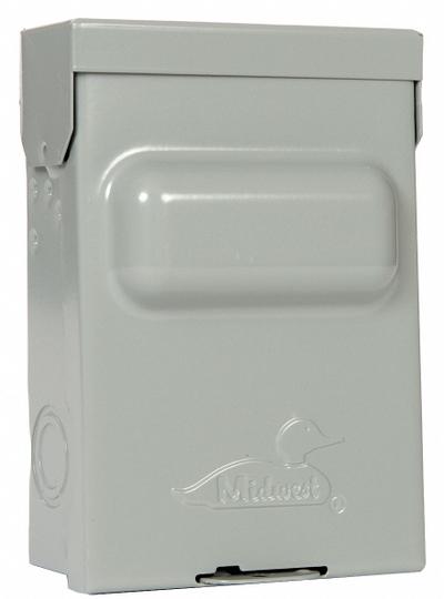 MIDWEST Air Conditioning Disconnect Switch: Fusible, 60 A, Single Phase, 240V AC - Fusible Disconnect Switches
