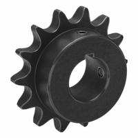 TSUBAKI Single Strand Sprocket: 60, For 3/4 in Chain Pitch, 1 1/4 in Bore Dia, 14 Teeth, Steel (MPN 60B14F-1 1/4). Key specifications — Brand: TSUBAKI.