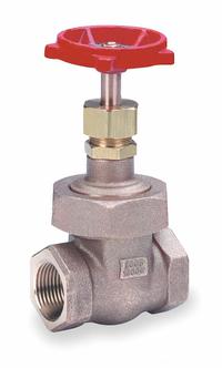 MILWAUKEE VALVE Gate Valve: 3/8 in, Bronze, Non-Rising, FNPT x FNPT, 1,000 psi Max. Pressure (CWP) (MPN 1186-3/8). Key specifications — Wedge Material: Bronze; Brand: MILWAUKEE VALVE; Bonnet Material: Bronze.