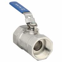 APPROVED VENDOR Manual Two-Way Ball Valve: 2 in, 316 Stainless Steel, Straight, FNPT x FNPT (MPN 06Q011N06020FSR). Key specifications — Brand: APPROVED VENDOR; Handle: Locking Lever.