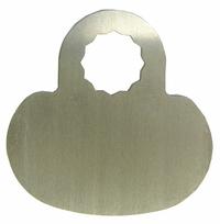 FEIN Oscillating Scraper Blade: Sealant Hook, 1 1/2 in Blade Wd, 1 1/2 in Blade Lg, 5 Pieces, 5 PK (MPN 63903128012). Key specifications — attr1097510: Sealant Hook; attr1097500: Semi-Circular; attr1097522: FEIN.