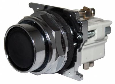 EATON Flush Push Button Operator: Non-Illuminated, Flush Profile, Metallic, 30 mm - Flush-Mount Push Buttons