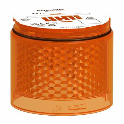 SCHNEIDER Tower Light Module: Steady, 24V AC/DC, Orange, 2 13/16 in Overall Dia - Steady Light Modules