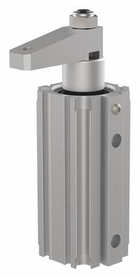 DE-STA-CO Pneumatic Swing and Toggle Clamp: 76 lbf Capacity, LH Swing, 1/8 in G Air Connection (MPN 9530-2GL). Key specifications — Brand: DE-STA-CO.