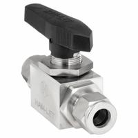 HAM-LET Manual Two-Way Ball Valve: 1/2 in, 316 Stainless Steel, Straight, Sweat x Sweat, Three-Piece (MPN H-6800-SS-L-1/2-CSS). Key specifications — Brand: HAM-LET; Handle: Wedge.