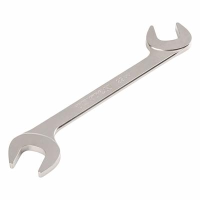 TEKTON Open End Wrench: Chromium Molybdenum Steel, Satin, 22 mm Head Size - Metric, Double End, Open End Wrenches