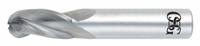 OSG Ball End Mill: Carbide, TiAlN Coated, 3 Flute, 8 mm Mill Dia, 21 mm LOC, 64 mm OAL (MPN 403-3150-BN11)