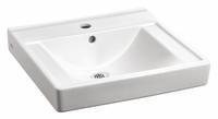 AMERICAN STANDARD Bathroom Sink: Decorum®, White, Vitreous China, 18 1/4 in Overall Lg, Single Hole (MPN 9024001EC.020). Key specifications — Series: Decorum®; Includes: Rear Overflow, Recessed Self-Draining Deck, Concealed Arm or Wall Support(Wall Hanger Included); Color: White; Brand: AMERICAN STANDARD; Sink Type: Bathroom; Material: Vitreous China; Sink Material: Ceramic.