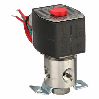 REDHAT Solenoid Valve: 3-Way, Configurable, 1/4 in Pipe Size, 24V DC - 3-Way/2-Position, Configurable Solenoid Valves