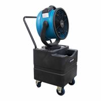 XPOWER Misting Fan: 3 Speeds, Oscillating, 115V AC (MPN FM-88WK). Key specifications — Voltage: 115V AC; Product Type: Misting Fan; Brand: XPOWER; Number of Speeds: 3; Oscillation: Oscillating; Phase: Single.