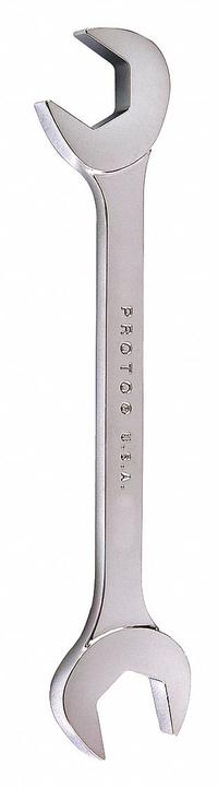 PROTO Open End Wrench: Alloy Steel, Chrome, 19 mm Head Size, 7 in Overall Lg, Std (MPN J3119M). Key specifications — attr309776: No; attr309781: Chrome; attr309780: Alloy Steel; attr324939: PROTO.