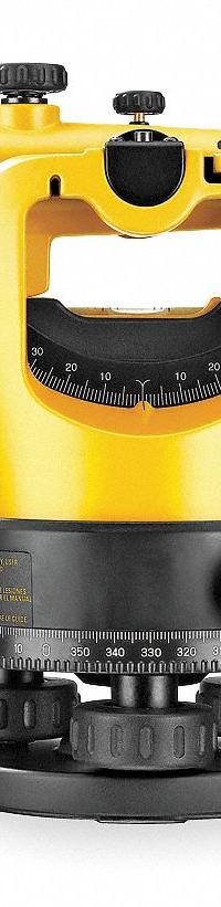 DEWALT Transit Level Kit: Auto, 20X, 22 mm Aperture, 200 ft Working Range (Max), ±1/4 in @ 100 ft (MPN DW092PK). Key specifications — attr939412: ±1/4 in @ 100 ft; attr934739: DEWALT; attr939423: Grade Rod.