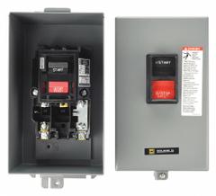 SQUARE D Manual Motor Starter: Non-Reversing, 2 Poles, 27 A, NEMA Size M-1, Thermal Protection, SQR1 (MPN 2510MCA1). Key specifications — Maximum Voltage Rating: 600V AC; Brand: SQUARE D; Thermal Units Required: 1 (Not Included).
