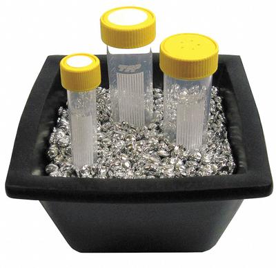 Lab Armor Walkabout Tray with Lab Beads: PVC, 6 in Overall Wd - Dry Bath Accessories