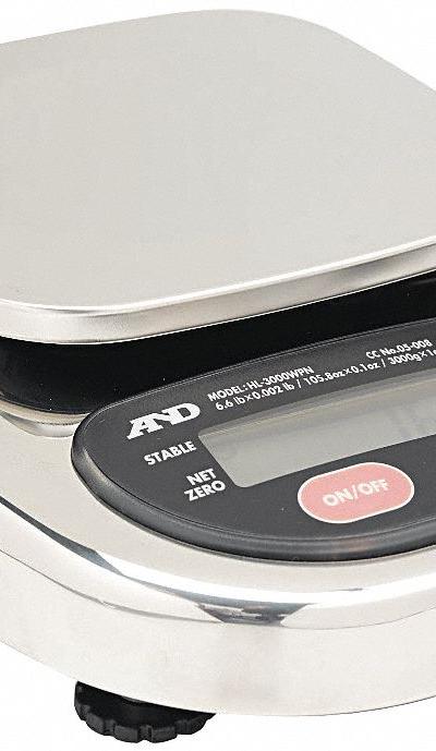 A&D WEIGHING Compact Bench Scale: 10.58 oz Capacity, 0.1 g Readability - Precision Lab Balances